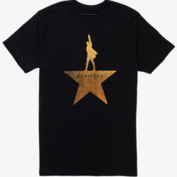 hamilton gold star t-shirt